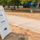 A Portland misting station in Lents park during a heat wave on August 13, 2021.